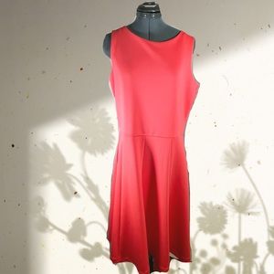 Alfani Dress in Georgia Peach with zip up back Size Medium
